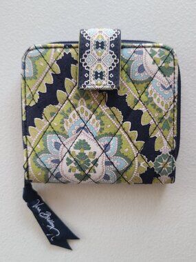 Vera Bradley Wallet Small Bifold Zipper Cambridge Small